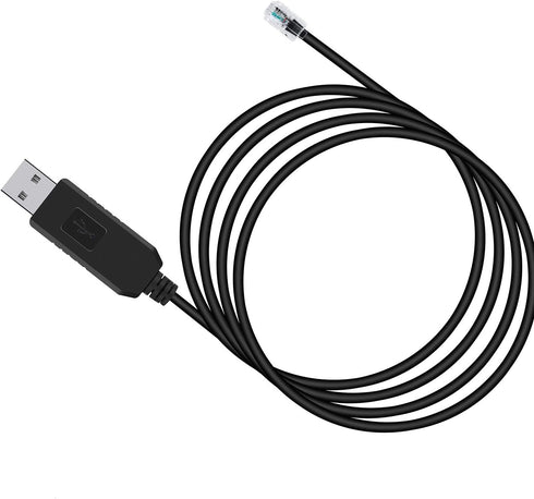 Meade 505 Telescope PC Control Cable CP2102 RS232 RJ10 Serial Adapter for Autostar Audiostar, 9.8 feet