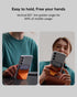 Phone Stand by MOFT - Adhesive Card Holder Fits 2-3 Cards, Slim & Portable Leather Phone Wallet, 2 Viewing Angles, RFID