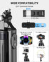 Yeaki 71" Vlogging Kit for iPhone/Android, Selfie Stick Tripod for iPhone with Light, Wireless Remote & Microphone