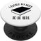 I Closed My Book to Be Here, Funny Book Lover Reader PopSockets Swappable PopGrip