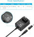 Belker 12V AC Adapter Charger, 2A 1.5A Power Supply for 12 Volt Electronics - 2000mA Max