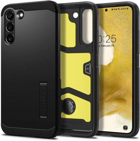 Spigen Tough Armor Designed for Galaxy S22 Plus Case (2022) - Black
