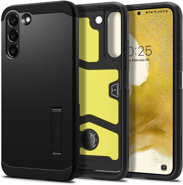 Spigen Tough Armor Designed for Galaxy S22 Plus Case (2022) - Black