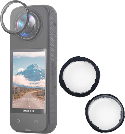 Lens Guards Compatible with Insta360 X4 Premium Lens Protector, X4 Glass Protective Cover