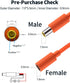 Tonton DC7909 8mm Power Pigtails Cable 3.3FT, 12V Female Plug to Bare Wire Open End Repair Cord for Jackery Bluetti Power Bank Station Portable Generator Solar Panel Cell, 3D Printer Outdoor Power