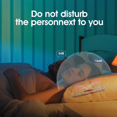 borotess 10 Pillow Speaker for Sleeping, Mini Bone Conduction Bluetooth Under Pillow Speaker with Soothing Sounds