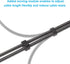 J&D RCA to 1/4 Audio Cable, Dual 1/4 inch TS to Dual RCA Stereo Interconnect Cable, 15 Feet