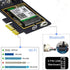 OKN WiFi 6E AX5400 PCIe WiFi Card - Desktop PC (Intel AX210), Bluetooth 5.3, WPA3, 802.11AXE Tri Band Wireless Adapter,