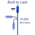 15 ft Long USB C Cables (2 Pack), USB A to USB C, Fast Charging Compatible with Sony PS5, Oculus Quest 2
