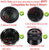 49mm Lens Cover Cap for Canon M50 M100 M6 with EF-M 15-45mm IS STM Lens, Sony RX1R with SEL 18-55mm (2 Packs)
