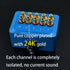 No External Power 4 Way Audio Sound Selector - 1 in 4 Out or 4 in 1 Out RCA Female Stereo Splitter Box