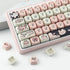Sunzit PBT Keycaps - MOA Keycaps, 132 Keys Dye-Sublimation Custom Keycap Set for Cherry MX Mechanical Keyboards