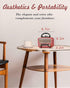 PRUNUS J-180 Vintage Retro Radio Bluetooth Speaker, Portable AM FM Radio with Loud Volume, BT5.0, TF Card & MP3 Player