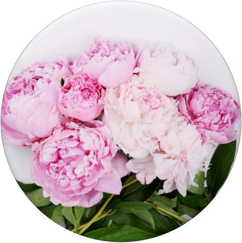 Pink Peony Flowers Floral Garden PopSockets Swappable Grip
