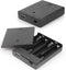 VWEICYY 2 PCS 4 AA Battery Holder with USB Port, 2PCS 4 x