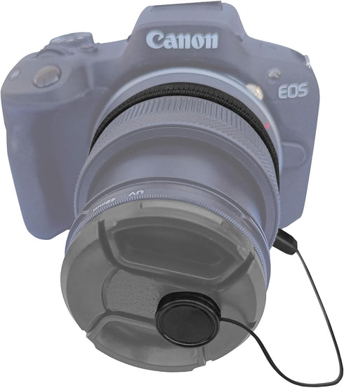 5 Pcs Lens Cap Keeper, Camera Lens Cover Leash for Canon EOS R100 R50 R8 R3 R5 R6 Mark II