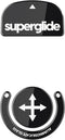 Superglide1 Mouse Feet/Skates - Ultra Strong Glass for Logitech G Pro X Superlight1 (Black)
