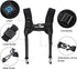 PULUZ Dual Camera Shoulder Harness, Quick Release Double Camera Tether Strap with Soft Pad and 1/4 inch Screw