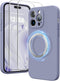 iPhone 14 Pro Max Case - Shockproof Silicone, 3 in 1 Magnetic, Designed for MagSafe, 6.7" + 2X Screen Protectors