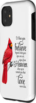 iPhone 11 Cardinal Red Bird Sign from Heaven Angel Case