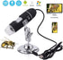 USB Digital Microscope, 1600x Magnification Endoscope Camera with Metal Stand for Windows, Android, and Mac