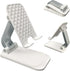 POQOD Foldable Cell Phone Stand for Desk, Fully Adjustable Phone Holder for Desk