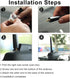 Wevdn 3.11" Short Car Antenna, Aluminium Alloy Carbon Fiber Stereo Radio Signal Receiver, Universal Screw-on