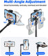 TianfuSpanda 70" 5.0 5.1, 360 Automatic Pop-up Magnetic Selfie Stick, Auto-Open Tripod Stand with Remote, Compatible