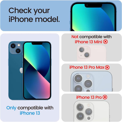 4 Pack Privacy Screen Protector for iPhone 13, 2 Pack Camera Lens Protector, 9H Hardness Scratch Resistant Tempered
