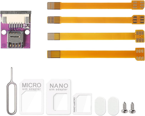 PinQiongZhe ESIM to Nano SIM Card Extension Cable ESIM Card Adapter Conversion Board