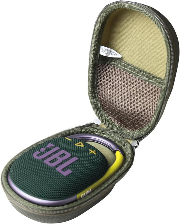 Hard Travel Case for JBL Clip 4 Portable Mini Bluetooth Speaker in Army Green