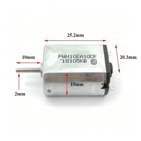 SFKGXELS 1pc PWN10EA10CR 130 6V 9V 12V 12500RPM 20mm Mini Motor High Speed Micro Electric Motor DIY Toy Car Boat Model