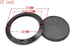10" Universal Speaker Grille Mesh Cover, Round Decorative Ring Woofer Protection Grille Protective Cover for Cars Home Stereo DIY Accessories Black with 8Pcs Screws - (2 Pcs)