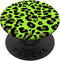 Leopard Print Stylish Cheetah Pattern Summer Cool Lime Green PopSockets Standard PopGrip