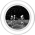 PopSockets PopGrip for MagSafe Skeletons Dancing Night Sky Cool Goth Aesthetic Halloween