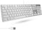 Macally Ultra-Slim USB Wired Keyboard with Number Keypad for Apple Mac Pro, MacBook, iMac, Silver