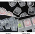 20 pcs Keycaps Replacement DIY Crystal Not Transparent Profile Blank Backlit Accessory for Mechanical Professional