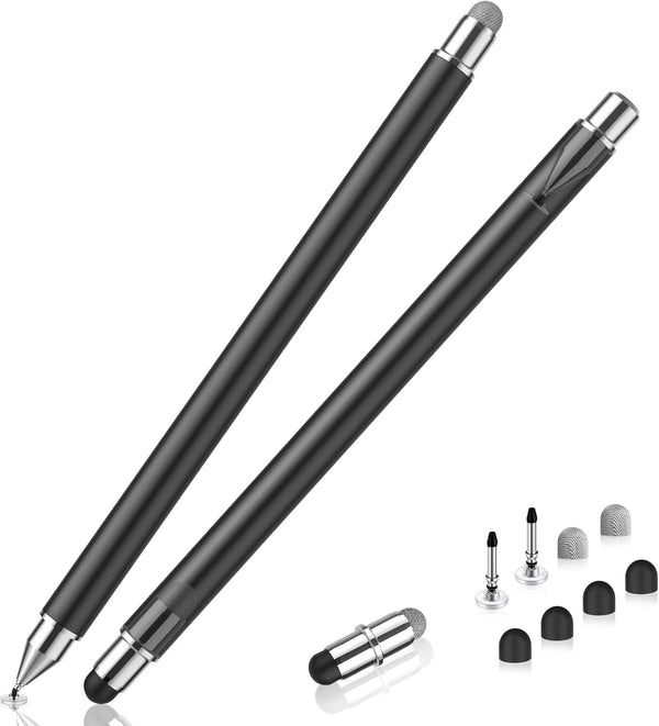 Stylus Pen for Touchscreen, 3 in 1 Magnetic iPad Stylus Pens 2Pcs High Sensitivity & Precision for Chromebook, iPad,
