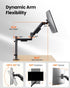 ErGear 13-34 19.8 lbs, 75x75/100x100mm, Single Monitor Arm, Adjustable Desk Gaming Monitor Mount for Screens, Up