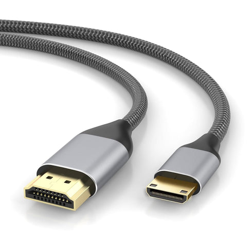 Cyberguys! Mini HDMI to HDMI 2.0 Cable, 4K 60Hz Ultra HD, 18Gbps
