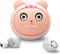 Pink Wireless Earbuds for Girls, Bluetooth 5.3 with Built-in Mic, 36H Playtime, IPX5 Waterproof, LED Display for Sports