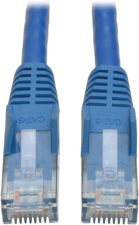 Tripp Lite Cat6 Gigabit Snagless Molded Patch Cable, 7-ft. (RJ45 M/M), Blue (N201-007-BL)
