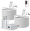 OLAIKE 2 Pack 8m/26ft Charge Cable for Ring Stick Up Cam Battery/Plug-in & Ring Spotlight Cam Battery, White