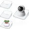 JoyHuaTrade 4 PCS Wall Mount Floating Camera Shelf, Baby Monitor Holder Punch-Free Wall