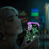 Miqala Case for Galaxy A55 5G/A35 5G, Glow in The Dark Heavy Duty Shockproof Protection - Purple