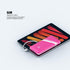 Q Slim 10000mAh Power Bank, Portable Charger with 4 Output External Battery Pack & Built-in AC Wall Plug (Pink)