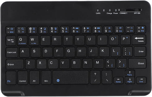 Zyyini Bluetooth Keyboard, 7inch Keyboard for Tablet, Mobile Phone, PC, Compatible with Windows, Android, iOS
