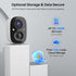 Wireless Outdoor Security Cameras, Battery Powered, AI Motion Detection, 2K Color Night Vision, 2-Way Talk
