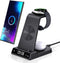 3 in 1 Wireless Charging Station for Samsung Galaxy S24 Ultra/S23 Ultra/S22/S21/Note 20/Z Flip 6/Fold 6, Wireless