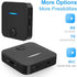 BCletty 5.4 2-in-1 Bluetooth Transmitter and Receiver, Wireless Audio Adapter with Built-in Microphone for Car, TV